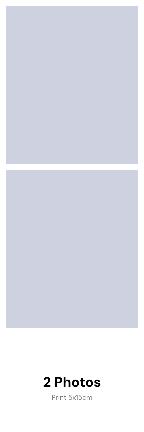 Frame B 2 photos layout