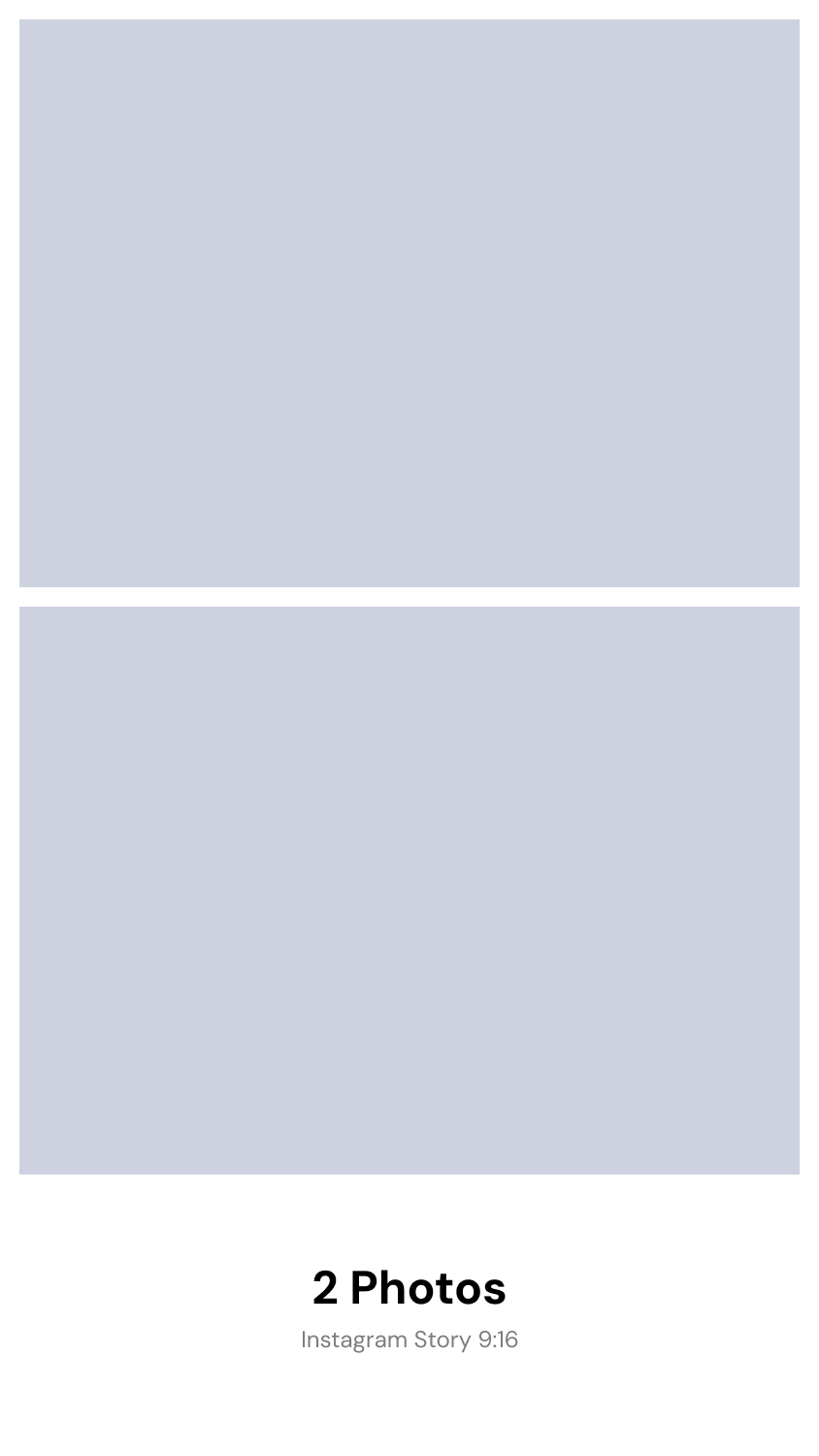 Frame C 2 photos layout